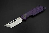 KETM0167 Couteau Pliant Ketuo Mutiny Lame Acier 14C28N Tanto Satinée Manche G10 Violet Linerlock - Livraison Gratuite