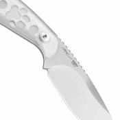 KI1081A4 Couteau Kizer Cutlery BUDDY Lame Drop Point Acier AEB-L Manche Acrylique Transparent Etui Kydex - Livraison Gratuite