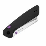 Ki3693A2 Couteau Kizer Madrac Premium | Lame Acier S45VN Reverse Tanto | Manche Aluminium Black | Button Lock | Livraison Gratuite