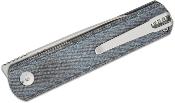 KIV3499C4 Couteau Kizer Cutlery Feist Denim Lame Acier 154CM SW IKBS - Livraison Gratuite