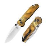 KIV3549A1 Couteau Kizer Assassin PEI Lame Acier Nitro V Black - Livraison Gratuite