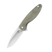 KIV3613C2 Couteau Kizer Cozy Green Micarta Lame Acier 154CM - Livraison Gratuite