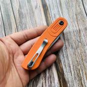 KT2025A3 Kansept Reverie – Couteau Pliant Lame Acier 154CM Manche Orange G10 Liner Lock – Livraison Gratuite