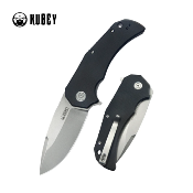 KUB319H Couteau Kubey Bravo One Lame Drop Point Acier AUS-10 – Manche G10 Noir – Linerlock – Flipper – Roulements céramique – Livraison Gratuite