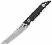 KUB430A Kubey Goliath – Couteau lame fixe Tanto Lame Acier 14C28N Manche Black G10 - Housse kydex - Livraison Gratuite