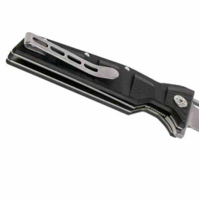 MAS420 Couteau Maserin Artiglio Made in Italy | Lame Tanto Acier D2 Stonewash | Liner Lock & Manche G10 Black - Livraison Gratuite