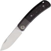 MAXMBTS02 Couteau Pliant Maxace Beetle-S Slip Joint Manche Fibre Carbone Lame Acier M390 - Livraison Gratuite