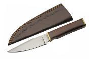 PA203518 Puukko Rite Edge Ursa Skinning Lame Acier Inox Etui Cuir - Livraison Gratuite