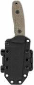 REKCS119GCMBLKA Reiff Circadian  | Couteau Fixe | Lame Acier CPM MagnaCut Sheepsfoot | Manche Micarta Vert | Étui Kydex Made USA - Livraison Gratuite