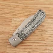 RR2285 Rough Rider APTA Warncliffe – Couteau pliant lame acier VG&#8209;10 manche micarta bleu, slip joint – Livraison Gratuite