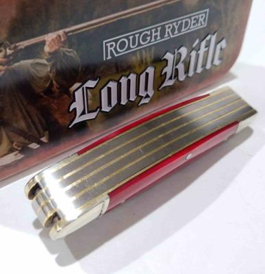 RR2622 Rough Rider Long Rifle – Couteau Pliant Stockman 6 Lames Acier 440 Manche Os Boite Collector – Livraison Gratuite