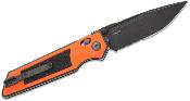 RS7713OB Couteau Real Steel Sacra TAC Slide Lock Lame Tanto Acier K110 Manche G10 Orange/Noir Sécurité Slide Lock - Livraison Gratuite
