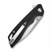 S250551 SENCUT Stratex  | Couteau Pliant | Lame Acier 9Cr18MoV | Manche G10 Noir |Balls Bearing | Liner Lock Livraison Gratuite