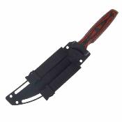 SBBL4BKRD  Spartan Blades Ronin Torii | Couteau Lame Trailing Point Acier D2 | Manche Black/Red G10 Housse Kydex - Livraison Gratuite 