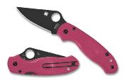 SC223PPNBK Couteau Spyderco Para 3 Pink Compression Lock Lame Acier CTS-BD1N Black Made USA - Livraison Gratuite