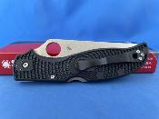 SC258SBK Couteau Spyderco Stretch 2 XL Serrated Lame Acier VG10 Made Japan - Livraison Gratuite