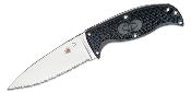 SCFB31SBK2 Poignard Spyderco Enuff 2 Lame Acier VG-10 Serr Etui Made Japan - Livraison Gratuite