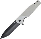 SCH1159289 Couteau Semi Automatique Schrade Shudder Lame AUS-10 Tanto - Livraison Gratuite