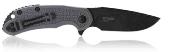 SMGC22M1GB Couteau Steel Will Cutjack Grey Lame D2 - Livraison Gratuite