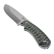 SPIKBUFB100 Couteau SPIKA Bushmaster Dogtooth Lame Drop Point Acier D2 Manche Pakkawood Etui Cuir - Livraison Gratuite