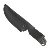 SPIKBUFB100 Couteau SPIKA Bushmaster Dogtooth Lame Drop Point Acier D2 Manche Pakkawood Etui Cuir - Livraison Gratuite