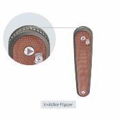 SRM251MBMN SRM Twin 251MB-MN – Couteau Pliant Lame Spear Point Acier N690 8,6 cm Satin – Manche Micarta Marron – Ambi Lock – Livraison Gratuite