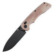T1001V5 Couteau Tenable Kryo Brown Lame Acier 14C28N Cross Bar Lock - Livraison Gratuite