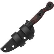 TPELPOL01 Couteau Fixe TOPS El Pionero Diablo Loteria Lame Acier 1095 Manche G10 Noir et Rouge Made In USA - Livraison Gratuite