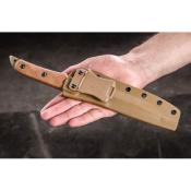 TPMS01 Couteau Fixe TOPS Missile Strike Lame Acier 1095 Manche Micarta Coyote Étui Kydex Made In USA - Livraison Gratuite