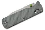 VOSA4104 Couteau Vosteed Vombat Lame Zulu M390 Manche Aluminium Gray Sécurité Crossbar Lock - Livraison Gratuite