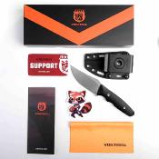 VOSD0404 Couteau Vosteed H-Back | Lame Clip Point Acier Nitro-V | Manche Black G10 Housse Kydex - Livraison Gratuite - 