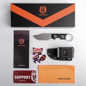 VOSD0501 Couteau Vosteed Quokka-O Bowie Lame Acier 14C28N Micarta Black Housse Kydex - Livraison Gratuite