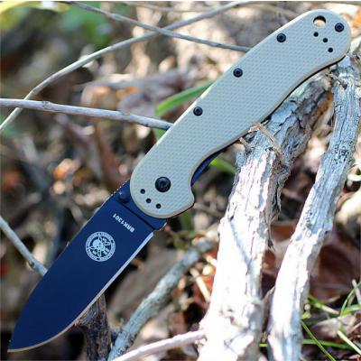 Couteau Esee Avispa Desert Tan Lame Black Acier D2 Manche FRN Framelock BRK1302DTB - Free Shipping