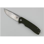 Couteau Bestech Knives Lion Lame Acier D2 Manche Od Green G-10 Linerlock BTKG01B - Free Shipping