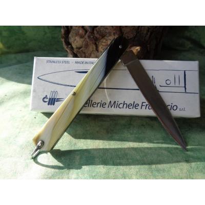 Couteau de Poche Italien Fraraccio Knives Siciliano Lame Acier Inox Manche Corne Made In Italy CMF0575101 - Free Shipping