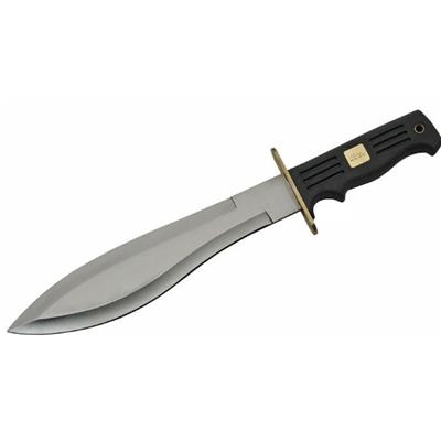 Couteau Kukri Big Bad Bolo Bowie Lame Acier Inox Etui Nylon CN211491 - Livraison Gratuite