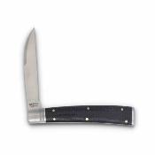 RRR045 Couteau Rough Ryder Reserve Whiskey Ryder | Lame Acier D2  Manche Burlap Micarta Noir | Style Swayback Doc | Livraison Gratuite