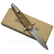 Couteau Extrema Ratio BD2 Lucky Desert Tan Lame Acier N690 Made Italy EX0228DW - Livraison Gratuite