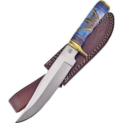 Couteau Frost Cutlery Thundering River Bowie Manche Os Etui Cuir FCW594BLB - Livraison Gratuite