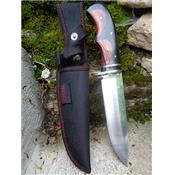 FSHP126 Couteau Frost Cutlery Bowie Walnut Lame Acier Inox Etui Nylon - Livraiosn Gratuite