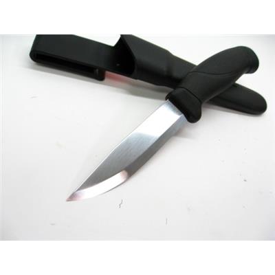 Couteau Survie Chasse Rando Mora Companion Black Acier Carbone Made In Sweden FT14201 - Free SHipping