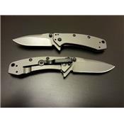 Couteau Kershaw Cryo Ouverture Assistée Acier 8Cr13Mov Titane Manche Acier Titante KS1555TI - Free Shipping