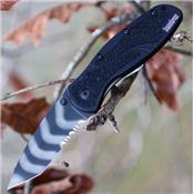 Couteau Kershaw Blur Tanto A/O Acier 14C28N Serr Made USA KS1670TTSST - Livraison Gratuite