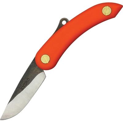 Couteau Style Piémontais Svord Mini Peasant Orange Acier Carbone Manche ABS New Zealand SV145 - Free Shipping