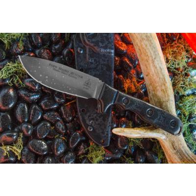 Couteau Tops Knives TIH-02 IDAHO HUNTER SRE Carbone 1095 Manche Micarta Etui Kydex Made USA TPTIH02 - Free Shipping