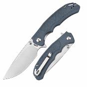 ATZ1702MBUS ArtisanCutlery Tradition V2 | Couteau Pliant Lame Drop Point Acier S35VN Manche G10 Bleu - Livraison Gratuite