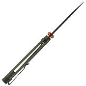 ATZ1702MGN ArtisanCutlery Tradition V2 – Lame Drop Point AR-RPM9 Blk Manche G10 Green, Verrouillage Liner Lock - Livraison Gratuite