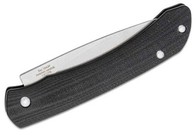 ATZ1840PBK Couteau Artisan Cutlery Biome Black Lame 12C27 Slipjoint - Livraison Gratuite