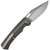 ATZ1867GGY Couteau ArtisanCutlery Revel Manche Titane Gris - Frame Lock - Lame Acier S90V IKBS - Livraison Gratuite