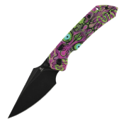 B1034H17 — Couteau Tenable Fenrir Lame Acier Nitro-V Satin Type Harpoon Manche Plaquettes G10 Noir Top Liner Lock Clip de poche Livraison Gratuite